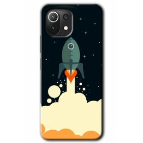 Xiaomi Mi 11 Lite Hd Desen Baskılı Space Smoke Arka Kapak Kılıf