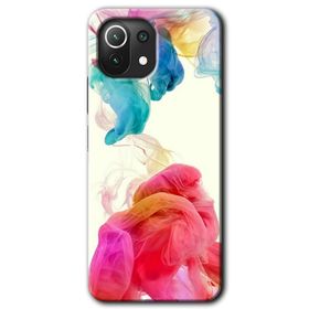Xiaomi Mi 11 Lite Hd Desen Baskılı Spots Lilac Arka Kapak Kılıf