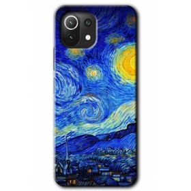 Xiaomi Mi 11 Lite Hd Desen Baskılı Starry Night Arka Kapak Kılıf