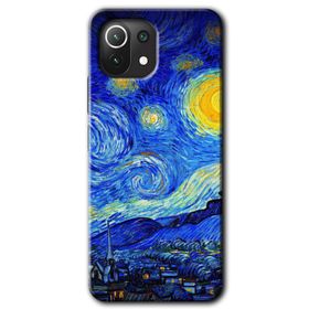 Xiaomi Mi 11 Lite Hd Desen Baskılı Starry Night Arka Kapak Kılıf