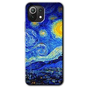 Xiaomi Mi 11 Lite Hd Desen Baskılı Starry Night Arka Kapak Kılıf
