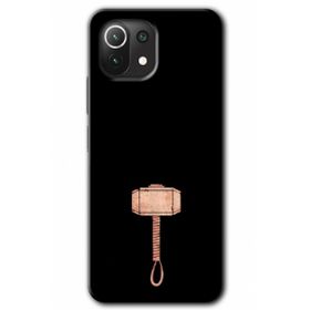 Xiaomi Mi 11 Lite Hd Desen Baskılı Thor Çekiç Arka Kapak Kılıf