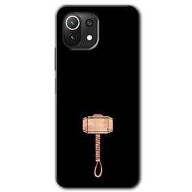 Xiaomi Mi 11 Lite Hd Desen Baskılı Thor Çekiç Arka Kapak Kılıf