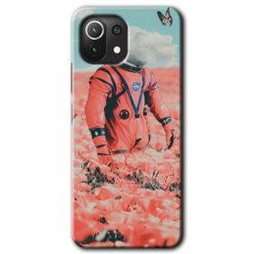 Xiaomi Mi 11 Lite Hd Desen Baskılı Uzay Bahçesi Arka Kapak Kılıf
