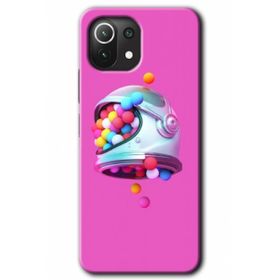 Xiaomi Mi 11 Lite Hd Desen Baskılı Uzay Başlığı Arka Kapak Kılıf