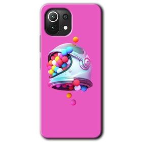 Xiaomi Mi 11 Lite Hd Desen Baskılı Uzay Başlığı Arka Kapak Kılıf