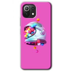 Xiaomi Mi 11 Lite Hd Desen Baskılı Uzay Başlığı Arka Kapak Kılıf