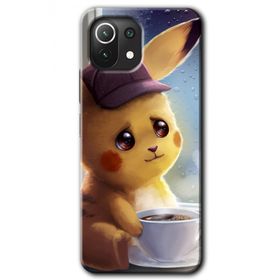 Xiaomi Mi 11 Lite Hd Desen Baskılı Üzgün Pikaçu Arka Kapak Kılıf