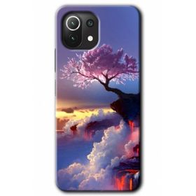 Xiaomi Mi 11 Lite Hd Desen Baskılı Wash Red Wall Arka Kapak Kılıf
