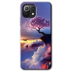 Xiaomi Mi 11 Lite Hd Desen Baskılı Wash Red Wall Arka Kapak Kılıf