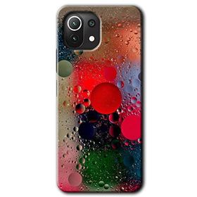 Xiaomi Mi 11 Lite Hd Desen Baskılı Wet Bubbles Arka Kapak Kılıf