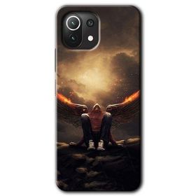 Xiaomi Mi 11 Lite Hd Desen Baskılı Wings of Power Arka Kapak Kılıf