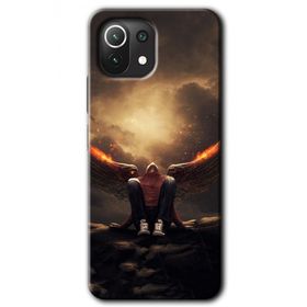 Xiaomi Mi 11 Lite Hd Desen Baskılı Wings of Power Arka Kapak Kılıf