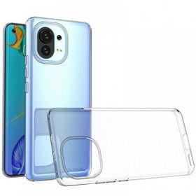 Xiaomi Mi 11 Lüx Şeffaf Silikon Cep Telefonu Kılıfı