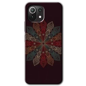 Xiaomi Mi 11 Mandala Flower Wal Baskılı Uyumlu Silikon Kılıf