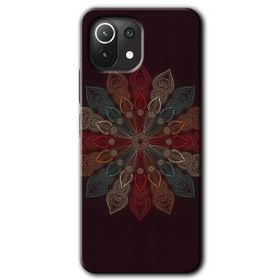 Xiaomi Mi 11 Mandala Patterns Kaleidoscope Baskılı Uyumlu Silikon Kılıf