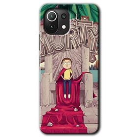 Xiaomi Mi 11 Morty Baskılı Uyumlu Silikon Kılıf