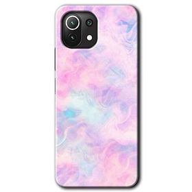 Xiaomi Mi 11 Pembe Duman Baskılı Uyumlu Silikon Kılıf