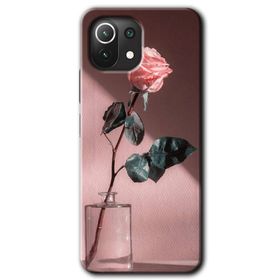Xiaomi Mi 11 Retro Gül Baskılı Uyumlu Silikon Kılıf