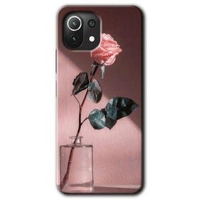 Xiaomi Mi 11 Retro Gül Baskılı Uyumlu Silikon Kılıf