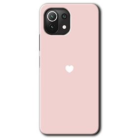 Xiaomi Mi 11 Sade Kalp Baskılı Uyumlu Silikon Kılıf