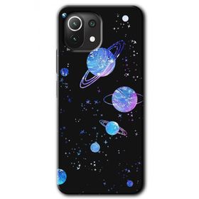 Xiaomi Mi 11 Samanyolu Galaksi Baskılı Uyumlu Silikon Kılıf