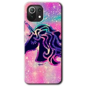 Xiaomi Mi 11 Unicorn Kristal Baskılı Uyumlu Silikon Kılıf