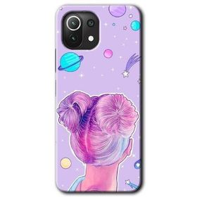 Xiaomi Mi 11 Uzaylı Kız Baskılı Uyumlu Silikon Kılıf