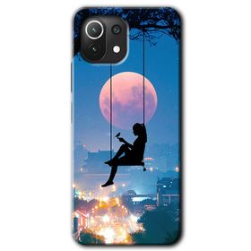 Xiaomi Mi 11 Yalnız Kadın Baskılı Uyumlu Silikon Kılıf
