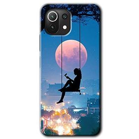 Xiaomi Mi 11 Yalnız Kadın Baskılı Uyumlu Silikon Kılıf