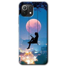 Xiaomi Mi 11 Yalnız Kadın Baskılı Uyumlu Silikon Kılıf