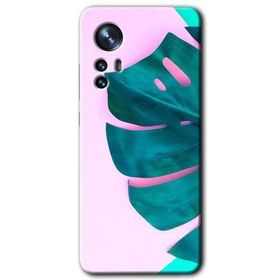 Xiaomi Mi 12 3D Yaprak Baskılı Uyumlu Silikon Kılıf