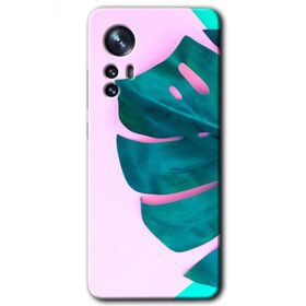 Xiaomi Mi 12 3D Yaprak Baskılı Uyumlu Silikon Kılıf