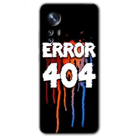 Xiaomi Mi 12 404 Error Baskılı Uyumlu Silikon Kılıf