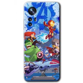 Xiaomi Mi 12 Avengers Cartoon Baskılı Uyumlu Silikon Kılıf