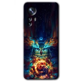 Xiaomi Mi 12 Ballı Baykuş Baskılı Uyumlu Silikon Kılıf