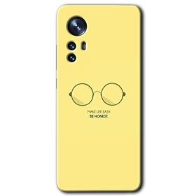 Xiaomi Mi 12 Be Honest Baskılı Uyumlu Silikon Kılıf