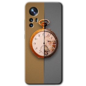 Xiaomi Mi 12 Clocks Artwork Baskılı Uyumlu Silikon Kılıf