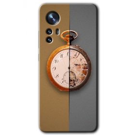 Xiaomi Mi 12 Clocks Artwork Baskılı Uyumlu Silikon Kılıf
