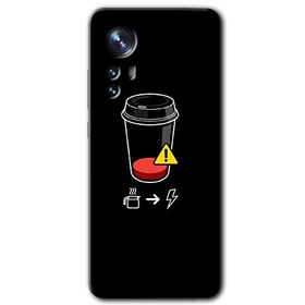 Xiaomi Mi 12 Coffee Battery Baskılı Uyumlu Silikon Kılıf
