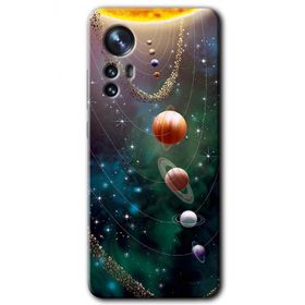 Xiaomi Mi 12 Cosmos Baskılı Uyumlu Silikon Kılıf