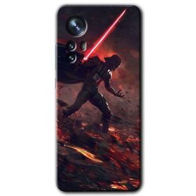 Xiaomi Mi 12 Darh Vader Wars Baskılı Uyumlu Silikon Kılıf