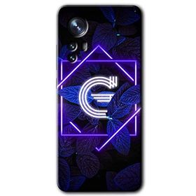 Xiaomi Mi 12 Dark Neon Yaprak G Harfi Baskılı Uyumlu Silikon Kılıf