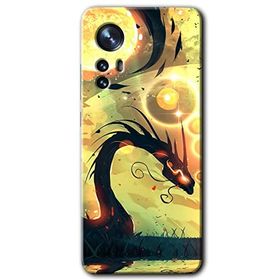 Xiaomi Mi 12 Digital Dragon Baskılı Uyumlu Silikon Kılıf