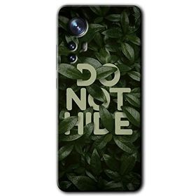 Xiaomi Mi 12 Do Not Hide Baskılı Uyumlu Silikon Kılıf