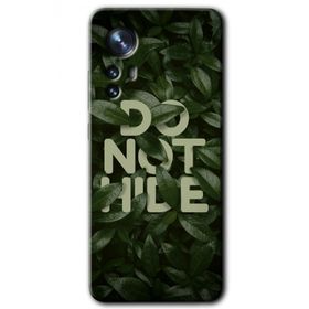 Xiaomi Mi 12 Do Not Hide Baskılı Uyumlu Silikon Kılıf