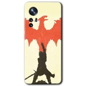 Xiaomi Mi 12 Dragon Hunter 1 Baskılı Uyumlu Silikon Kılıf