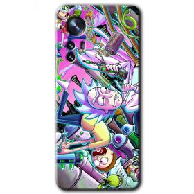 Xiaomi Mi 12 Graffiti Çizgi Film Baskılı Uyumlu Silikon Kılıf