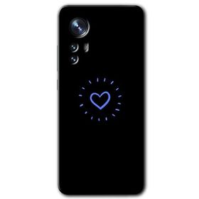 Xiaomi Mi 12 Heart Strokes Baskılı Uyumlu Silikon Kılıf