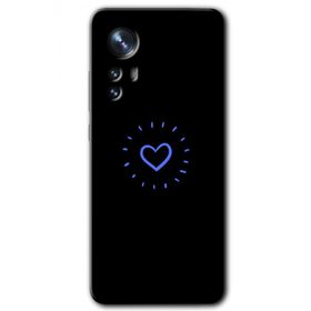 Xiaomi Mi 12 Heart Strokes Baskılı Uyumlu Silikon Kılıf